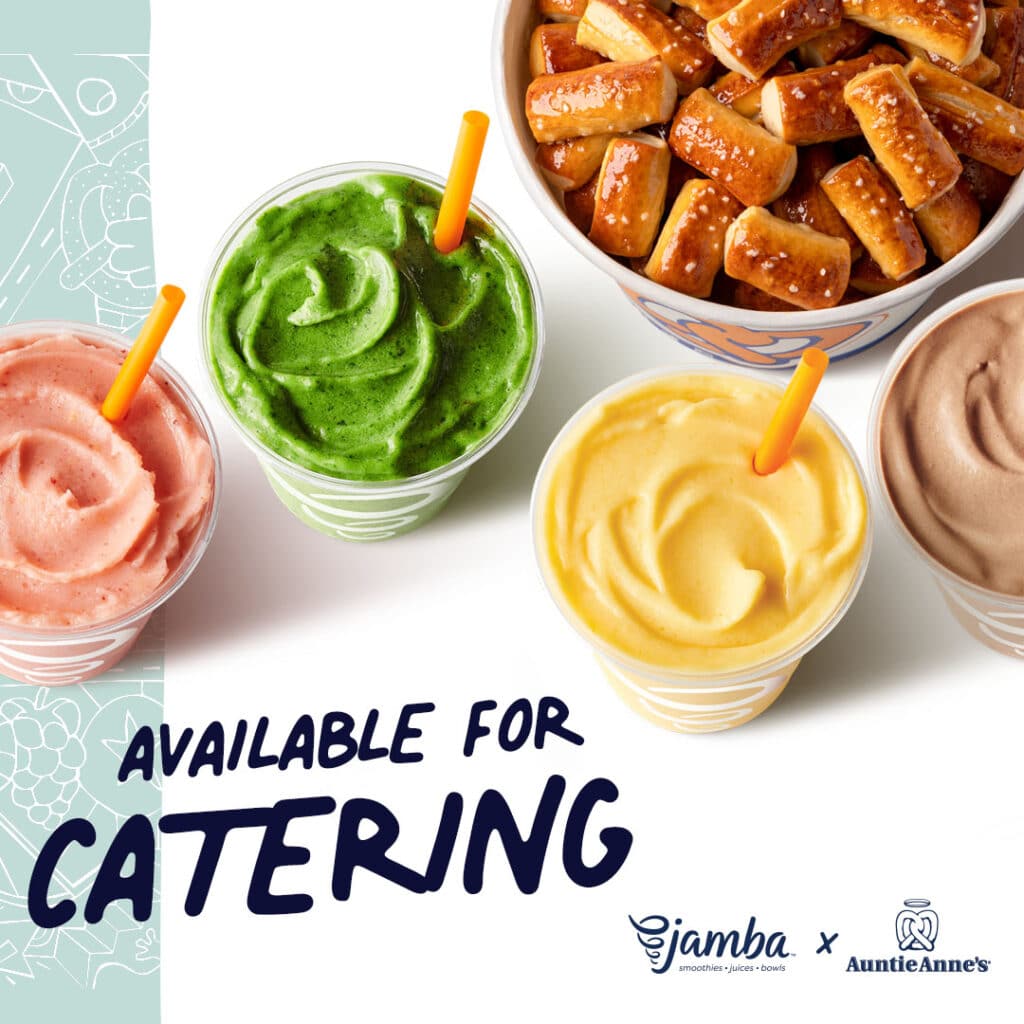 Jamba Juice and Auntie Anne's catering fb cover dual promo On Havana